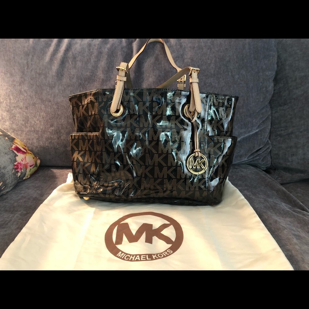 Michael Kors Patent Leather Tote